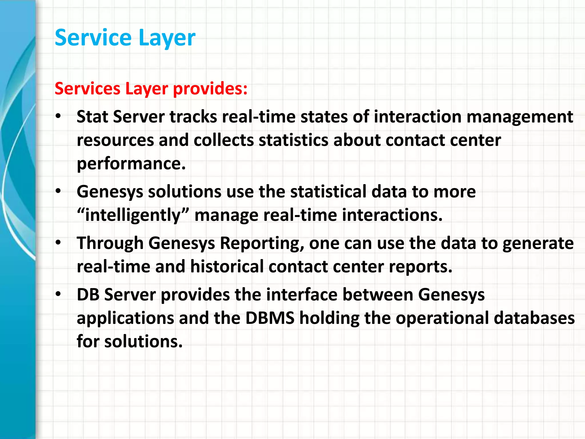 Genesys framework | PPTX
