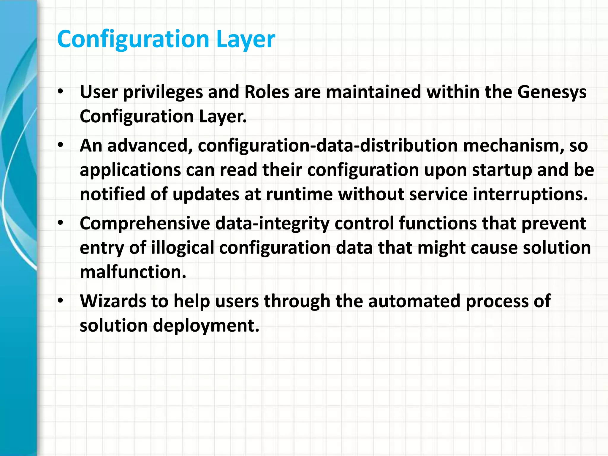 Genesys framework | PPTX