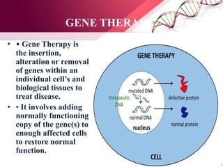 Gene Therapy & R DNA technology | PPTX