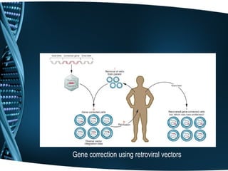 Gene correction using retroviral vectors
 