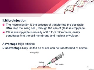 Microinject Gene therapy | PPTX