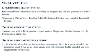 DETAILED STUDY OF GENE THERAPY TECHNIQUES , APPLICATION AND ...