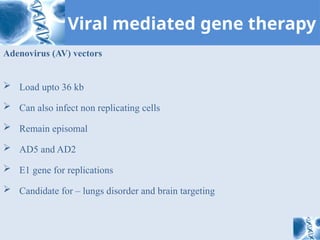 Comprehensive Overview of Gene Therapy Techniques and Applications | PPTX