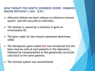 gene therapy : recent advances in gene therapy and clinical application ...