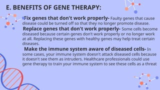 Gene Therapy Report STS.pptx ........... | PPTX