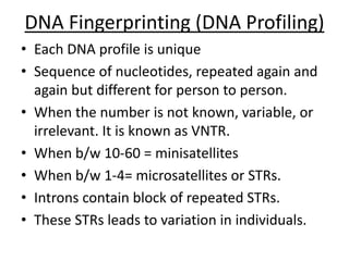 GENE THERAPY, RFLP, DNA Fingerprinting.pptx