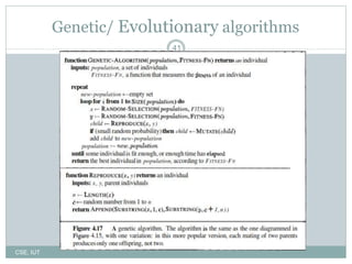 41
Genetic/ Evolutionary algorithms
CSE, IUT
 