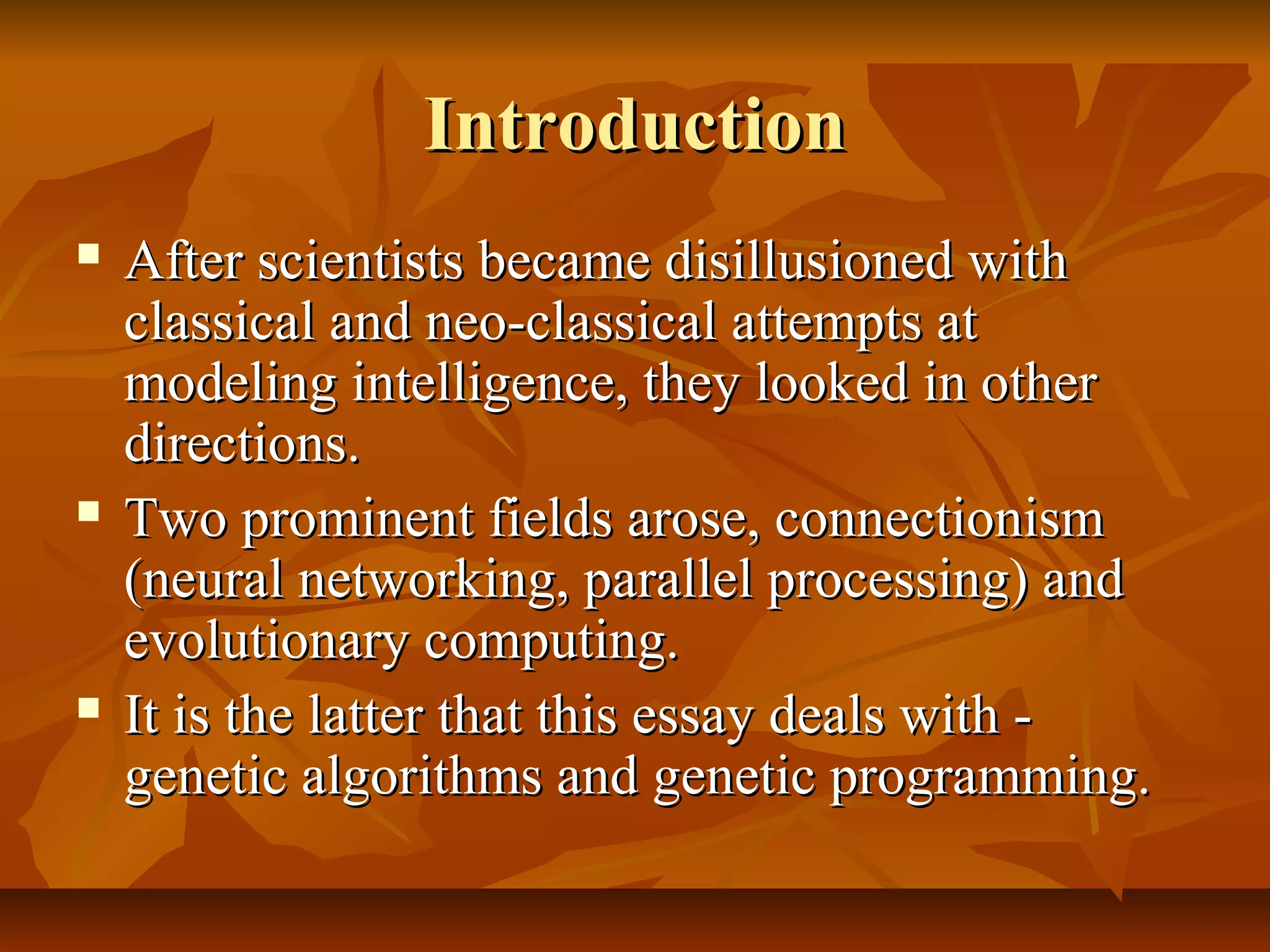 Genetic algorithms | PPT