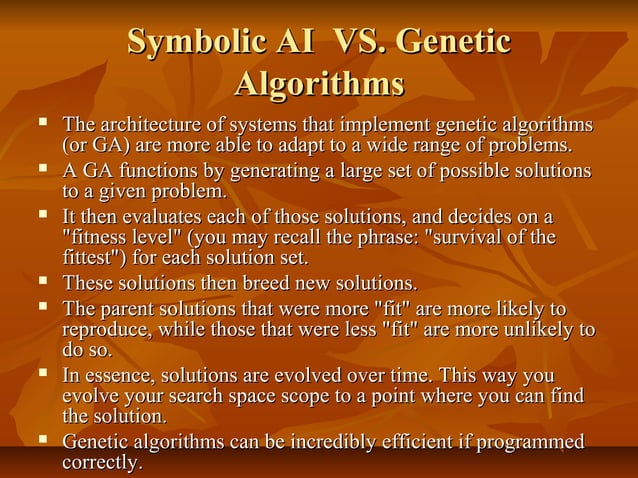 Genetic algorithms | PPT
