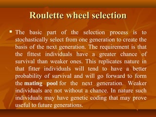 Genetic algorithms | PPT