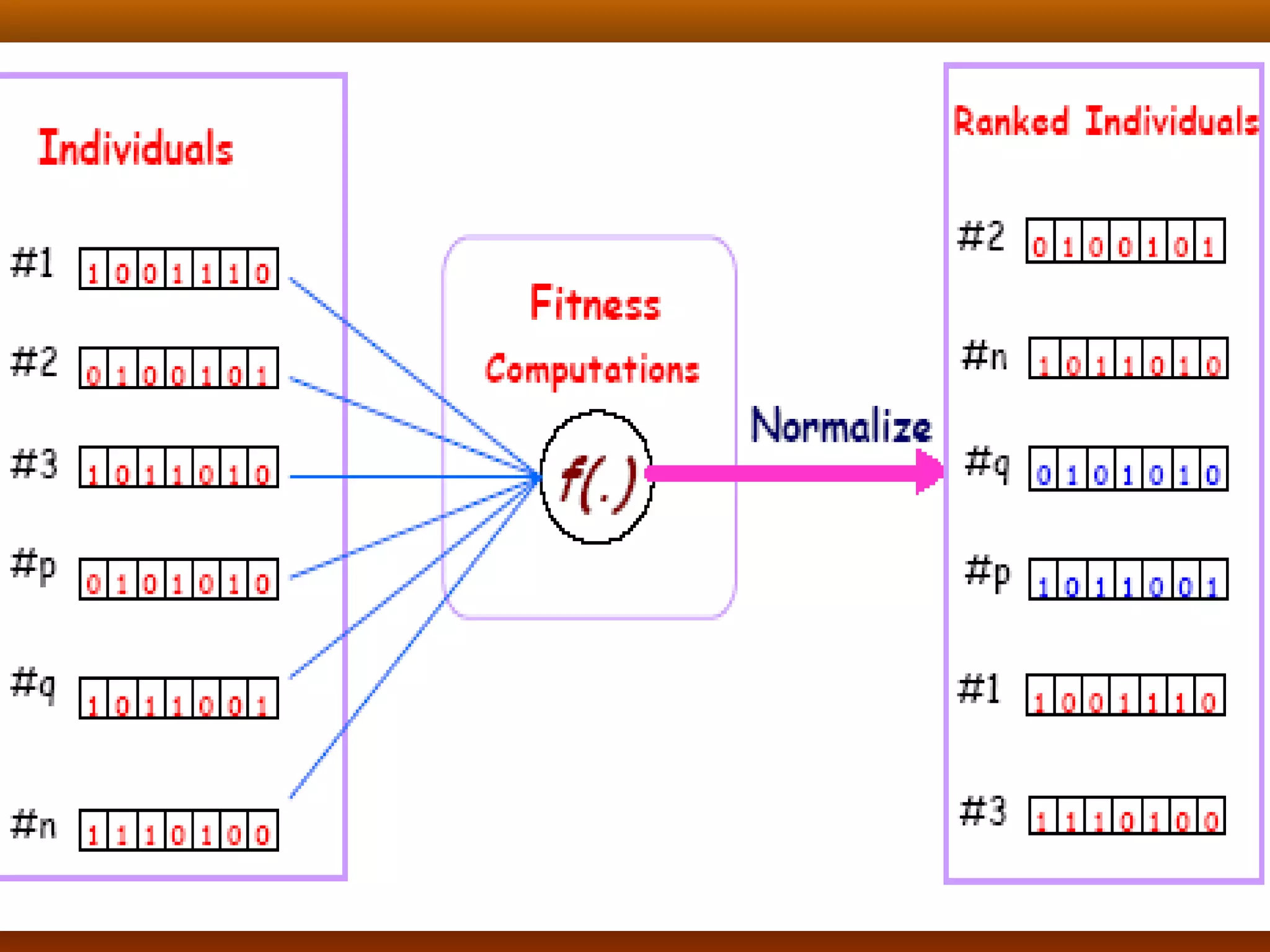 A fitness functionA fitness function
 