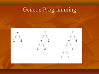 Genetic algorithms full lecture | PPT