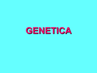 GENETICA 
