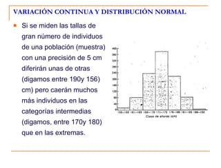 Variación Normal GENÉTICA CUANTITATIVA (PRIMERA PARTE) | PPT