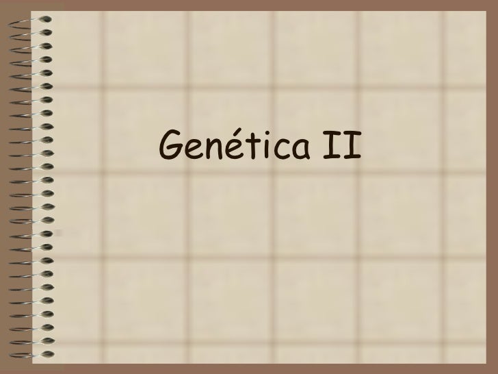 Genética II 