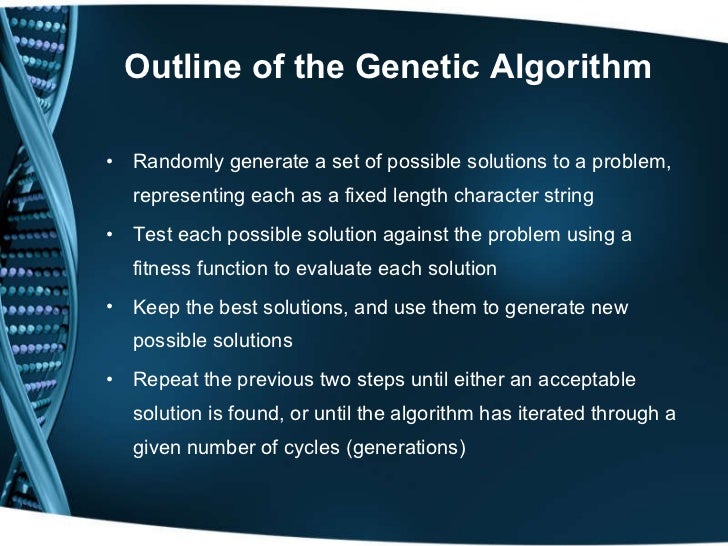 Genetic algorithm