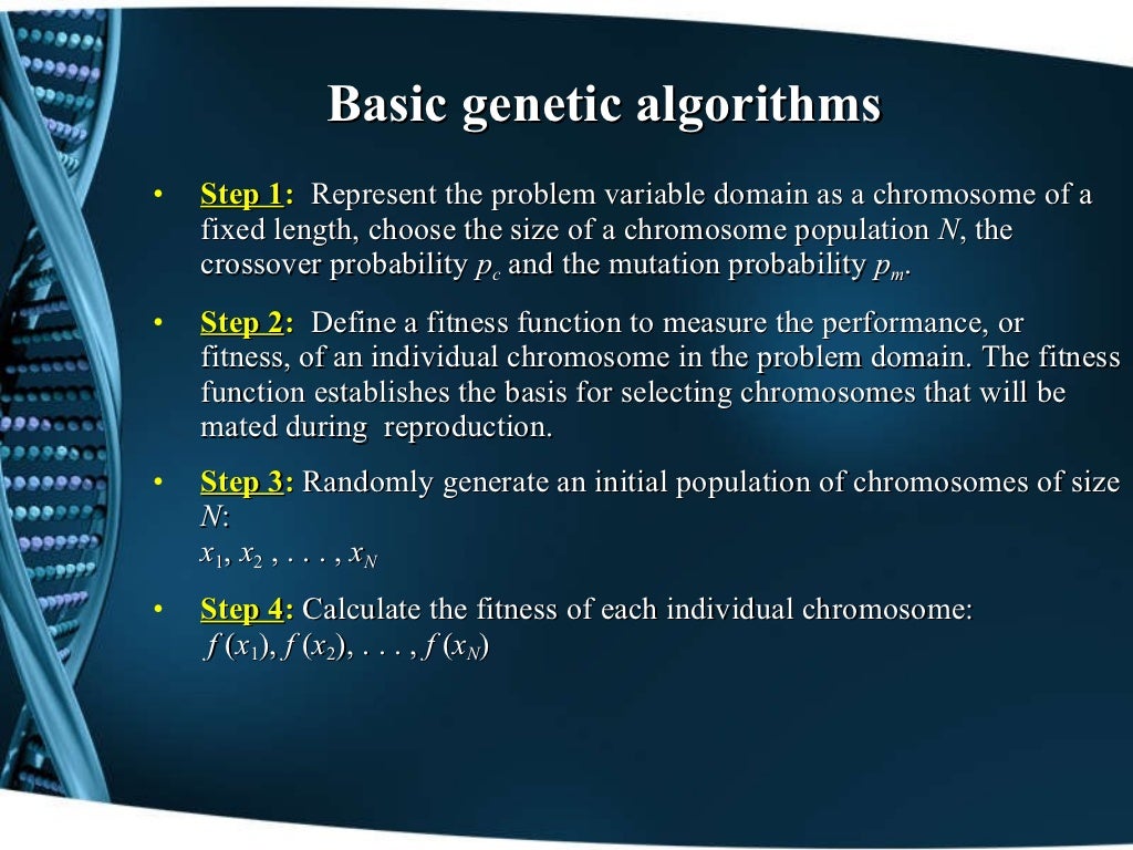 Genetic algorithm