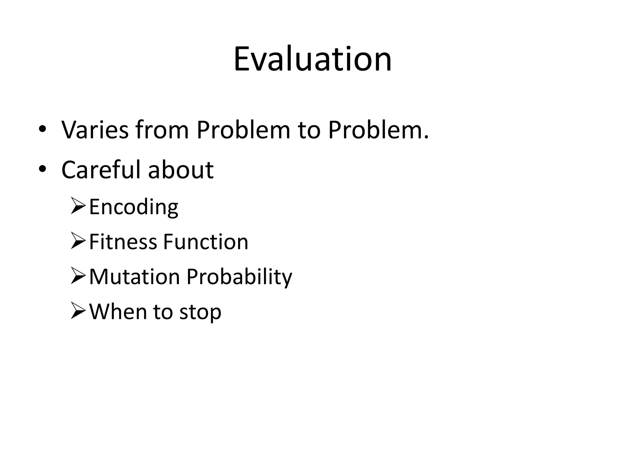 Genetic Algorithm PPT Genetic algorithm ppt