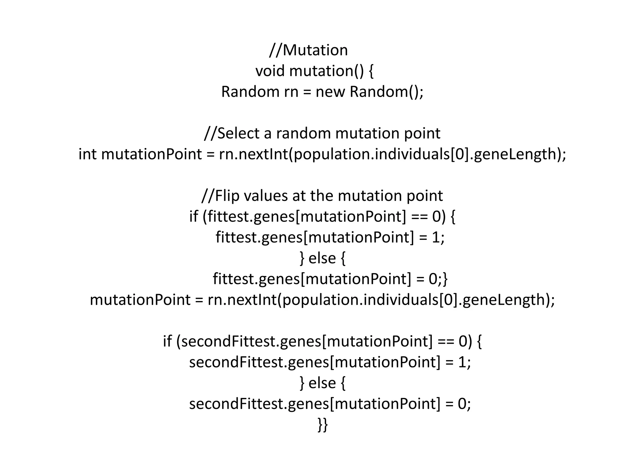 Genetic algorithm | PPTX