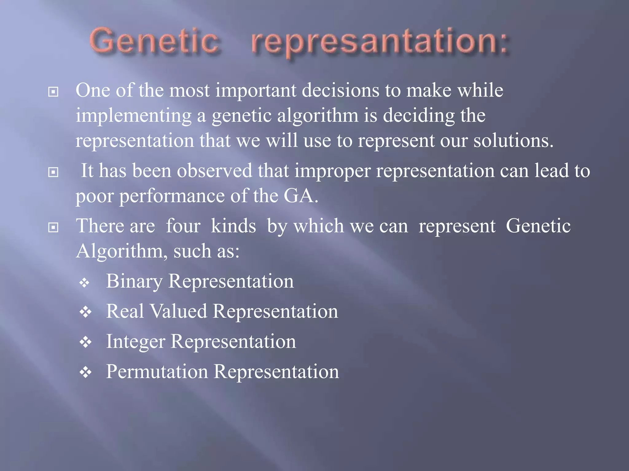 Genetic algorithm | PPT