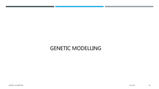 GENETIC MODELLING
2/1/2021
GENETIC ALGORITHM 38
 