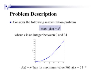 Genetic algorithm in Artificial Intelligence with example | PPT