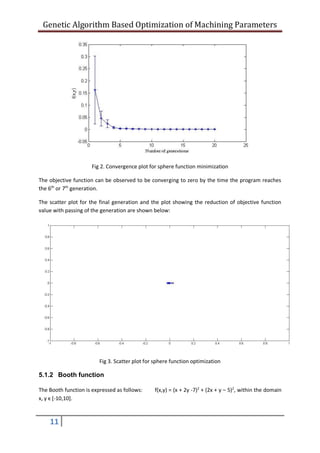 Genetic Algorithm based Optimization of Machining Parameters | PDF