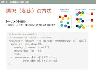 Genetic algorithm full scratch with R | PPTX