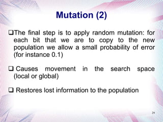 Genetic Algorithm by Example | PPTX