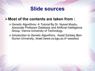 Genetic Algorithm by Example | PPTX