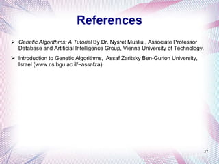 Genetic Algorithm by Example | PPTX