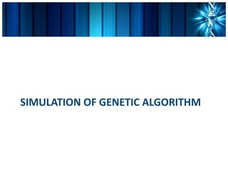 Genetic algorithm raktim | PPTX