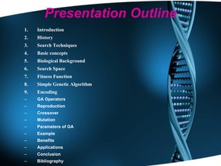 Genetic algorithms | PPT