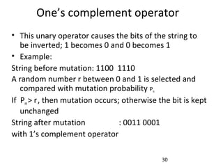 Genetic Algorithms - Artificial Intelligence | PPT