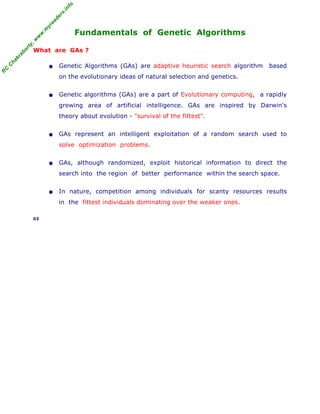 Genetic algorithms | PDF