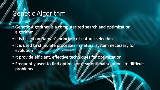 Genetic algorithms | PPT
