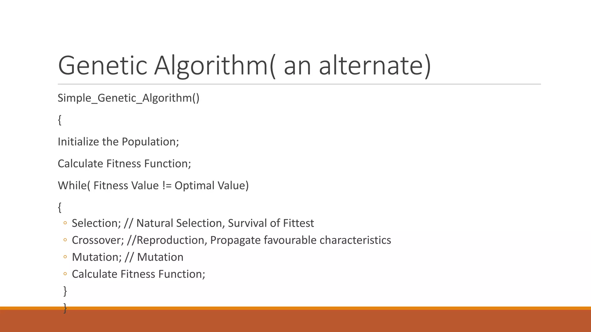 Genetic algorithms | PPT