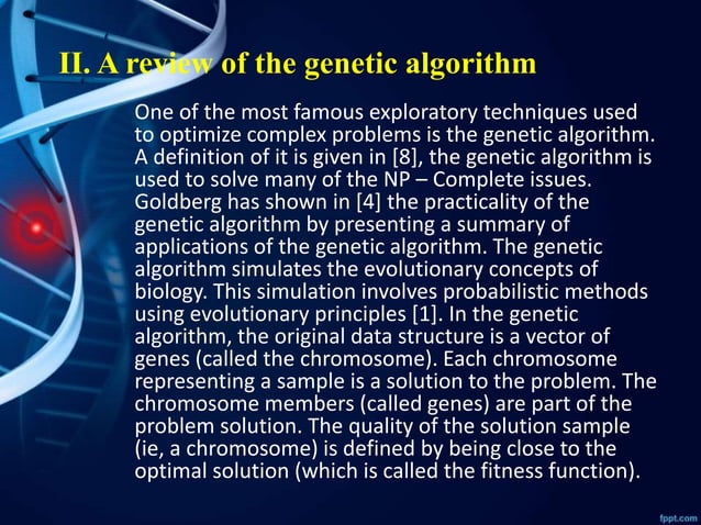 Genetic algorithms mahyar | PPT