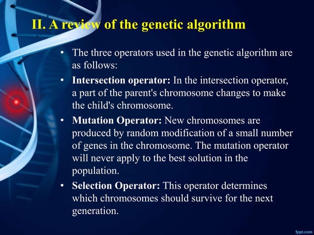 Genetic algorithms mahyar | PPT