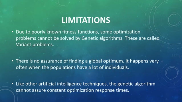 Genetic algorithms in Data Mining | PPT