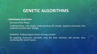 Genetic algorithms in Data Mining | PPTX