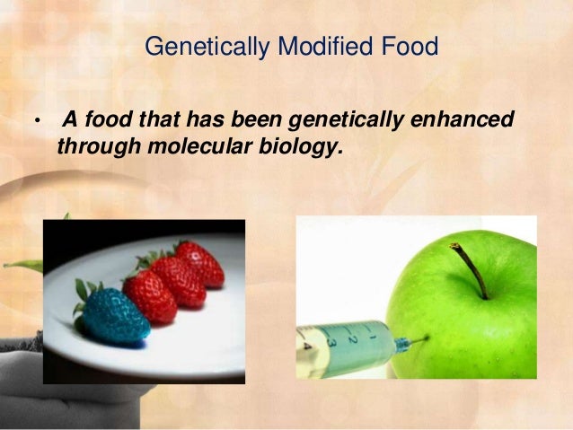 Genetically modified food essay