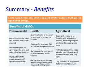 Summary - Benefits
 
