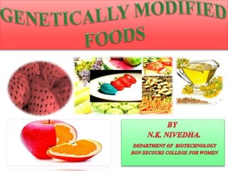 Genetically Modified Food Examples
