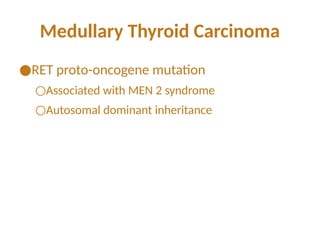 Genetic Foundations and Molecular Mechanisms of Thyroid Disorders | PPTX