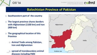 OS16
o Southwestern part of the country
o The largest province shares borders
with Afghanistan (1100 km) and Iran
(909 km)...