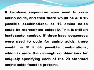 Genetic code | PPTX