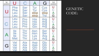 Genetic code | PPTX