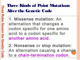 Genetic code 3 | PPT