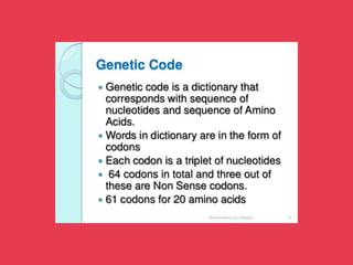 Genetic code wps office | PPT